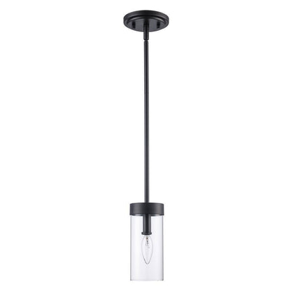 Bel Air Lighting Meadowlark 1-Light Black Mini Pendant Light Fixture