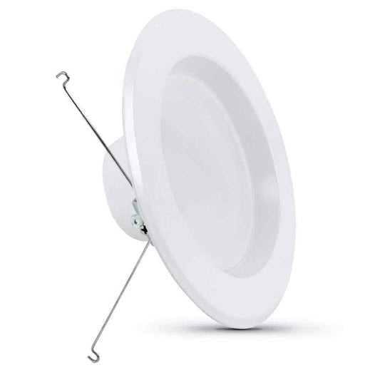 Feit Electric 5/6 in. LED White Retrofit Recessed Light Trim Dimmable 5000K