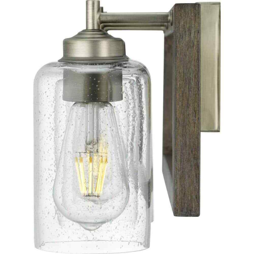 Progress Lighting Truxel 22 in. 3-Light Antique Nickel Vanity Light