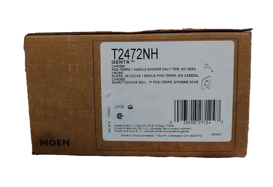MOEN Genta LX Single-Handle Shower Only Faucet Trim Kit in Chrome