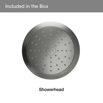 KOHLER Forte 1-Spray Pattern 5.5 in. Single Wall Mount Fixed Shower Head