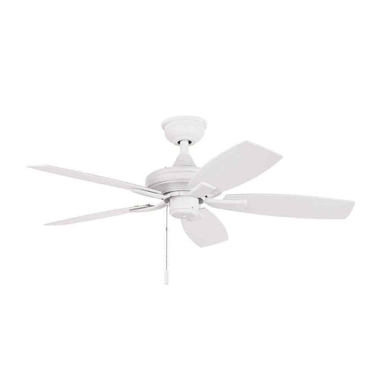 Hampton Bay Gazebo III 42 in. Indoor/Outdoor Matte White Ceiling Fan