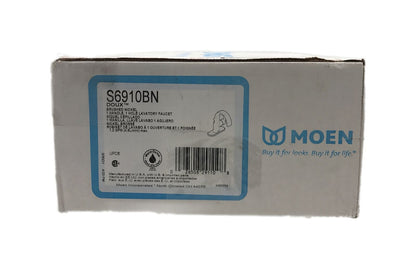 MOEN Doux Single Hole Single-Handle Bathroom Faucet in Brushed Nickel S6910BN