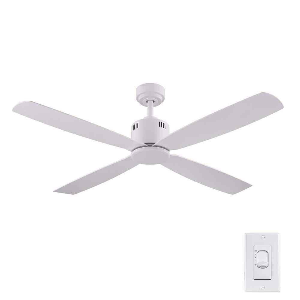 Home Decorators Collection Kitteridge 52 in. Indoor White Ceiling Fan 34777-HBUW