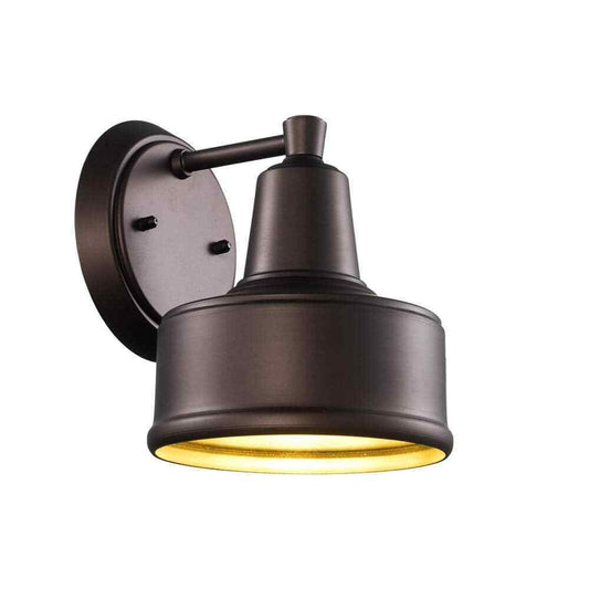 Bel Air Lighting Channing 1-Light Small Bronze Barn Farmhouse Outdoor Wall Light