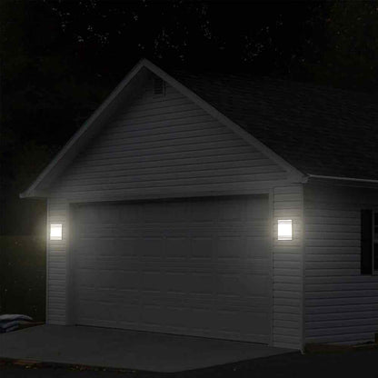 TECHKO Solar Integrated LED Outdoor Sconce Amber or White Light SSL-303