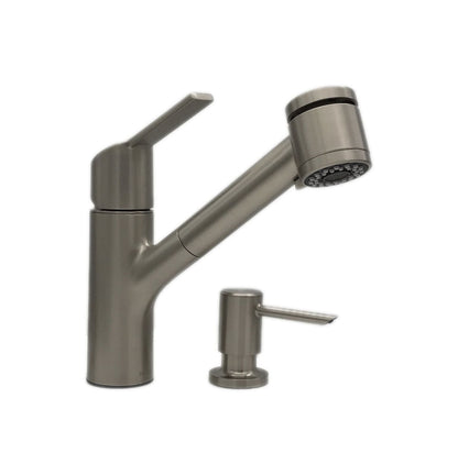 MOEN Sombra Single-Handle Pull-Out Sprayer Kitchen Faucet Stainless