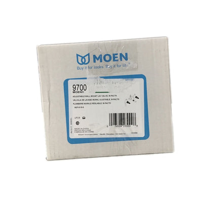 MOEN 2-Handle Wallmount Lavatory Faucet Rough-in Valve 9700 1/2 in CC Connection