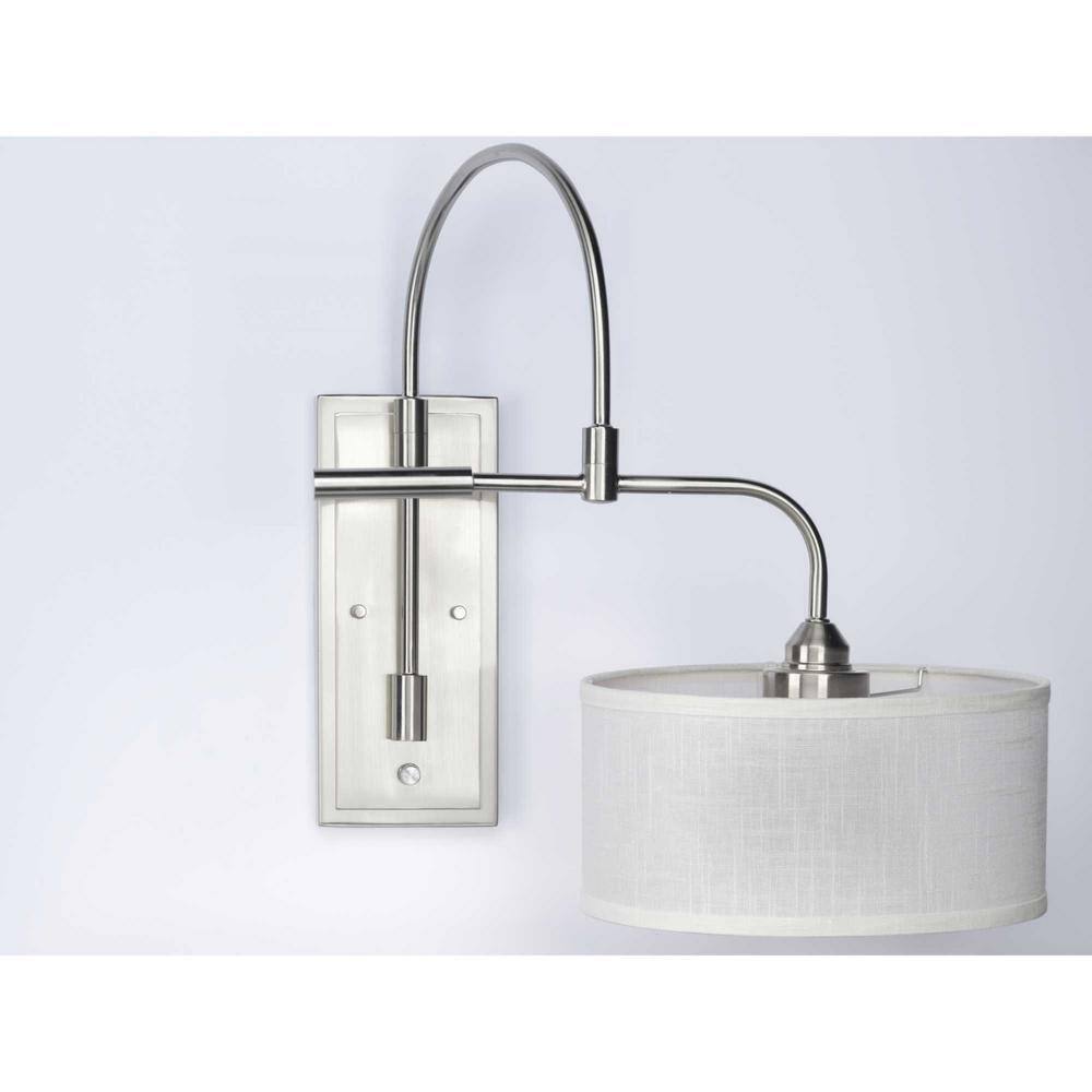 Progress Lighting Kempsey Brushed Nickel Swing Arm Wall Bracket