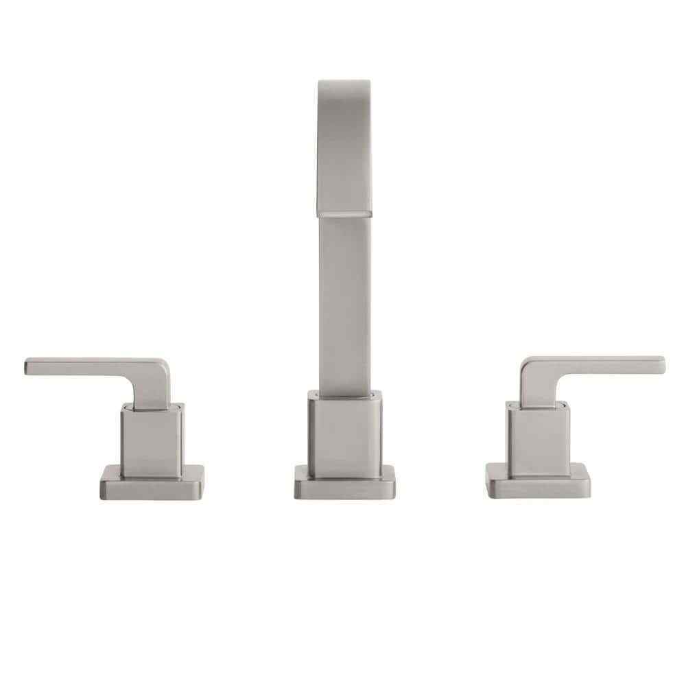 Glacier Bay Farrington 8 in. Widespread Double-Handle Bathroom Faucet