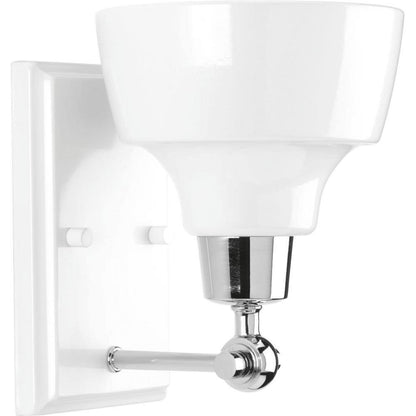 Progress Lighting Bramlett Collection 1-Light Polished Chrome Vanity Light