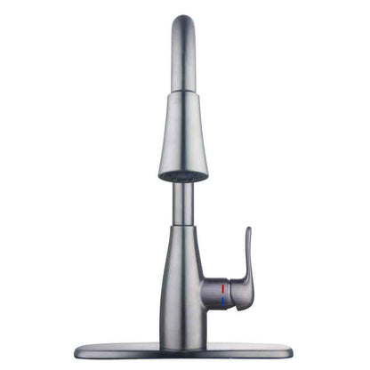 Glacier Bay McKenna 1-Handle Pull Down Sprayer Kitchen Faucet in Stainless Steel