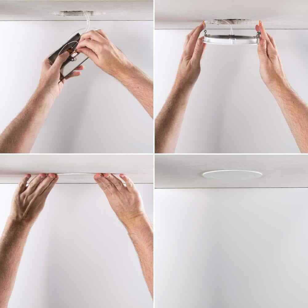 HALO HLBPH 6 in. Canless IC Rated Dimmable Integrated LED Recessed Light Kit