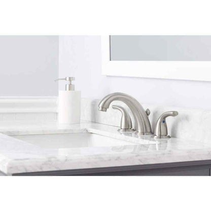 Glacier Bay Builders 8 in. Widespread 2-Handle Bathroom Faucet Brushed Nickel