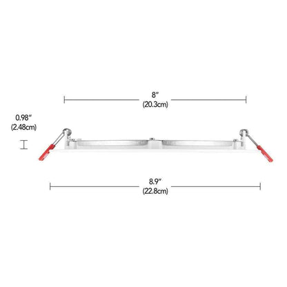 Commercial Electric 8 in. Selectable Color Temperature LED Recessed Lighting Kit