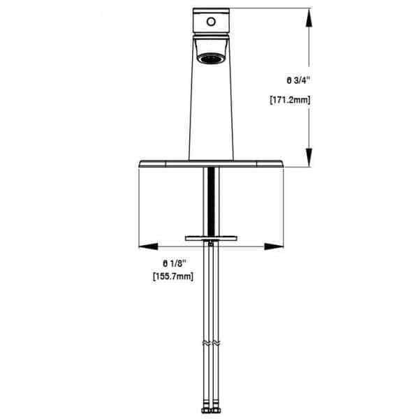 Glacier Bay Kendrick Single Hole Single-Handle Bathroom Faucet in Matte Black