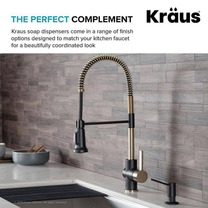 KRAUS Kitchen Soap and Lotion Dispenser in Brushed Gold KSD-41BG
