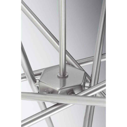 Progress Lighting Astra Collection 6-Light Brushed Nickel Chandelier