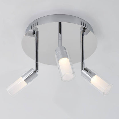 Artika Matrix Sky 10.8 in. 3-Light Chrome LED Semi-Flush Mount CL3MT-C1