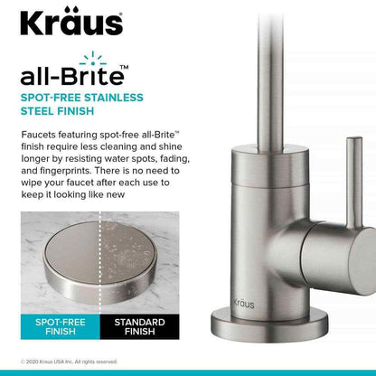KRAUS Purita Single-Handle Water Dispenser Faucet for Water Filtration System