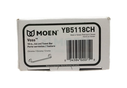 MOEN Voss 18 in. Towel Bar in Chrome YB5118CH