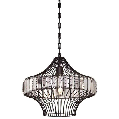 Westinghouse 1-Light Matte Black Pendant 6106200