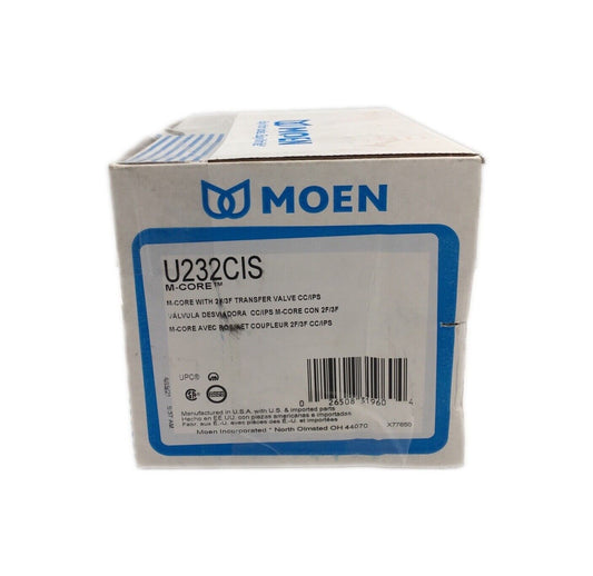 MOEN M-CORE 3-Series 1/2 in. Mixing Valve w/ 2 or 3 Function Integrated Transfer