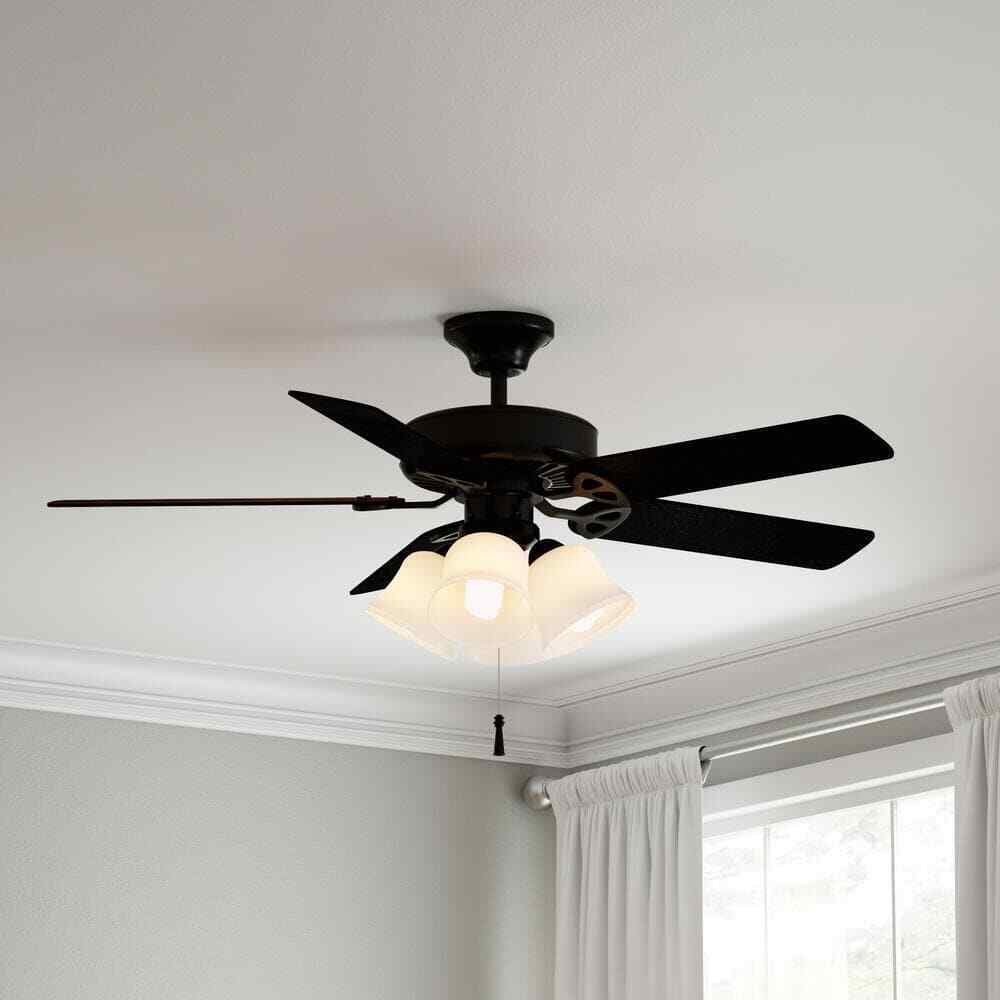 Hampton Bay Gazelle 4-Light LED Ceiling Fan Light Kit 91306
