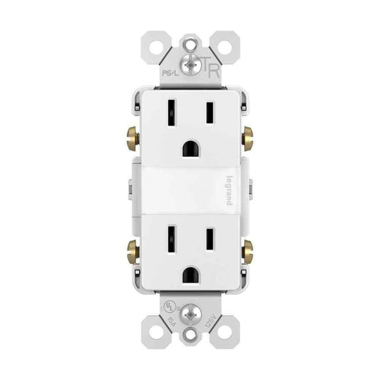 Legrand radiant 15 Amp 125-Volt Tamper Resistant Duplex Outlet White