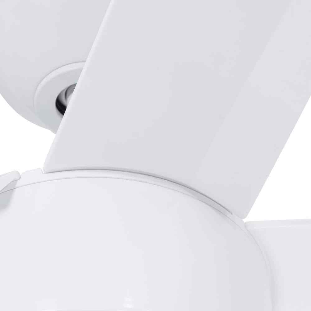 Home Decorators Merwry 48 in. LED Indoor White Ceiling Fan w/ Light Kit + Remote