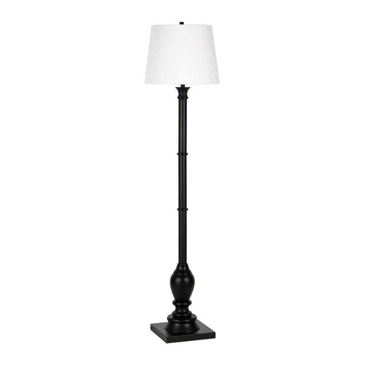Meyer&Cross Minnie 68 in. Farmhouse Blackened Bronze Lamp with Empire Shade