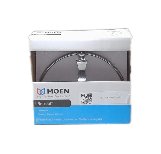 MOEN Retreat Towel Ring in Chrome DN8386CH