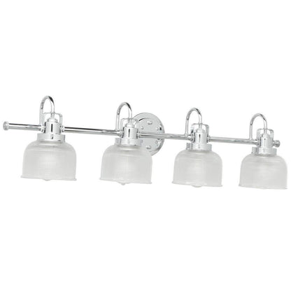 Progress Lighting Archie Polished Chrome Clear Glass Bathroom Vanity Light