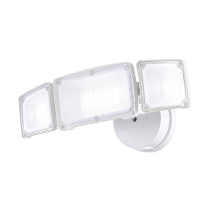 AWSENS White Outdoor LED Security Flood Light Wall or Eave Mount Flood Light