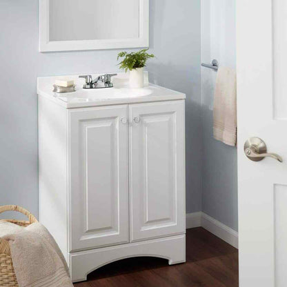 Glacier Bay Aragon 4 in. 2-Handle Low-Arc Bathroom Faucet without Pop-Up Drain