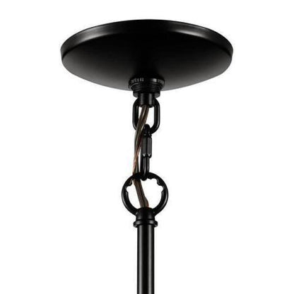 Hampton Bay Stratton 1-Light Black Mini Pendant with No Shade HDP00006
