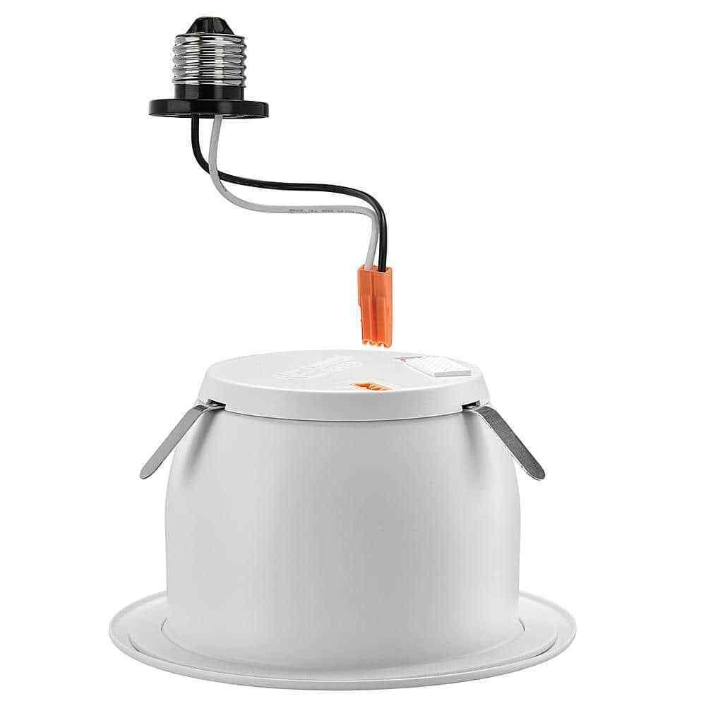 Commercial Electric 4 in. Selectable CCT Recessed Light Trim Dimmable Wet Rated