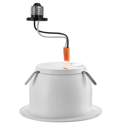 Commercial Electric 4 in. Selectable CCT Recessed Light Trim Dimmable Wet Rated