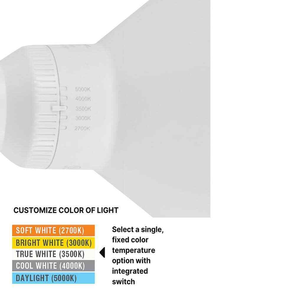 EcoSmart Equivalent PAR38 Dimmable Flood LED Light Bulb Selectable Color