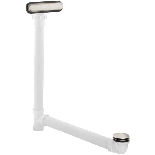 KOHLER Clearflo Slotted Overflow Bath Drain in Vibrant Brushed Nickel K-7272-BN