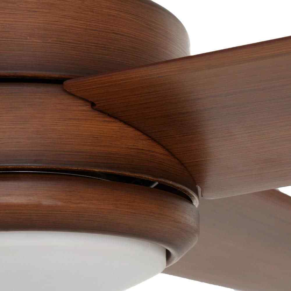 Home Decorators Mercer 52 in. LED Indoor Distressed Koa Ceiling Fan