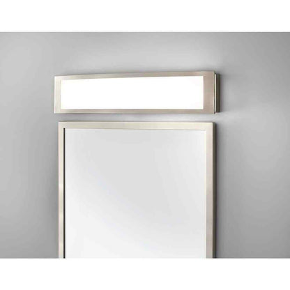 Hampton Bay Woodbury 24.6 in. Brushed Nickel Integrated LED Bathroom Light Bar