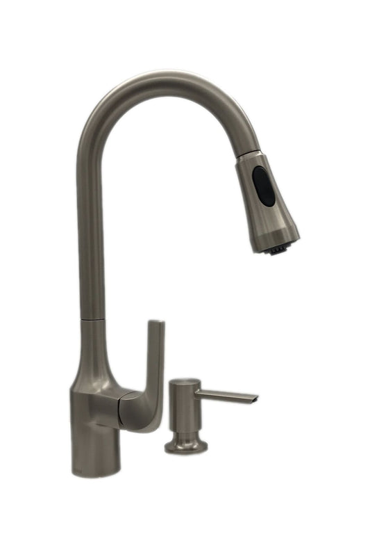 MOEN Milton Single-Handle Pull-Down Sprayer Kitchen Faucet Spot Resist Stainless