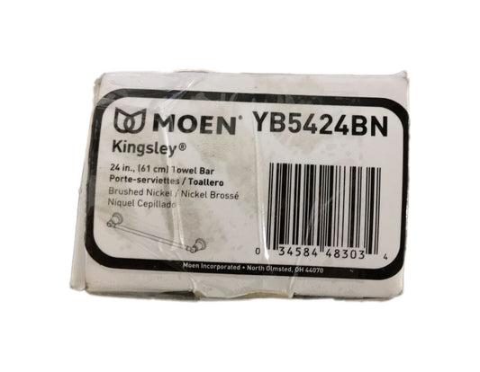 MOEN Kingsley 24 in. Towel Bar in Brushed Nickel