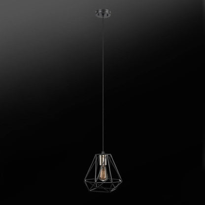 Globe Electric Dawson 1-Light Dark Bronze Plug-In or Hardwire Pendant Lighting