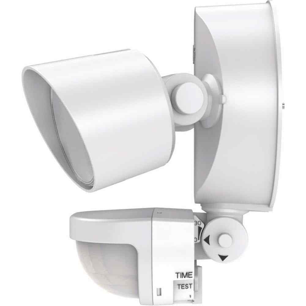 Lithonia Lighting Contractor HGX White Motion Activated Outdoor LED Flood Light