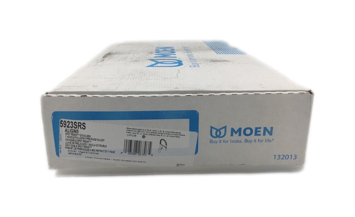 MOEN Align Single-Handle Pre-Rinse Spring Pulldown Sprayer Kitchen Faucet