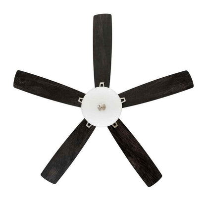 Hampton Bay Melrose 52 in Indoor LED Brushed Nickel Hugger Dry Rated Ceiling Fan