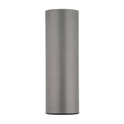 Westinghouse 2-Light Polished Graphite on Steel Cylinder Outdoor Wall Lantern