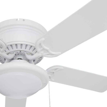 Hugger 44 in. LED Matte White Ceiling Fan AL383CP-MWH
